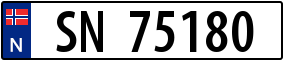 Truck License Plate